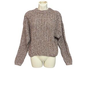 Universal Thread size medium Cozy Multicolor Beige Knit Sweater